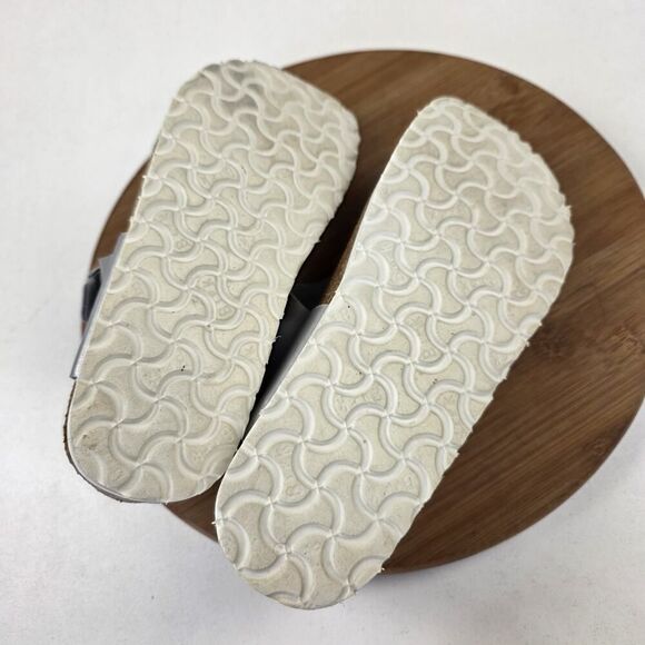 Birkenstock Papillio 39/ US 8 Gizeh Thong Sandals Metallic Silver Slip On‎ - Picture 12 of 14